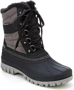 JBU Casey Waterproof Cold Weather Boot Charcoal/Black 7